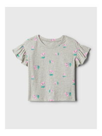 (K)babyGap ブラナン フェイバリット プリントTシャツ (幼児) GAP ギャップ トップス カットソー・Tシャツ グレー ホワイト パープル[Rakuten Fashion]