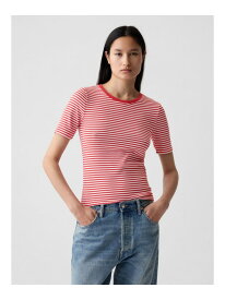 【SALE／40%OFF】(W)モダン クルーネックTシャツ GAP ギャップ トップス カットソー・Tシャツ グレー ブラック ホワイト ネイビー グリーン レッド【RBA_E】[Rakuten Fashion]