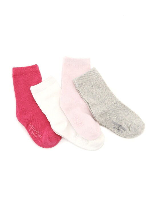 楽天市場】(K)babyGap クルーソックス 4足セット GAP ギャップ 靴下 
