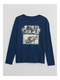 【SALE／61%OFF】(K)GapKids ｜ スター・ウォーズ(TM) グラフィックTシャツ GAP ギャップ トップス カットソー・Tシャツ ブルー【RBA_E】[Rakuten Fashion]