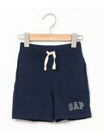 【SALE／40%OFF】(K)GAPロゴ プルオン ショートパンツ (キッズ) GAP ギャップ パンツ ジャージ・スウェットパンツ ネイビー グレー【RBA_E】[Rakuten Fashion]