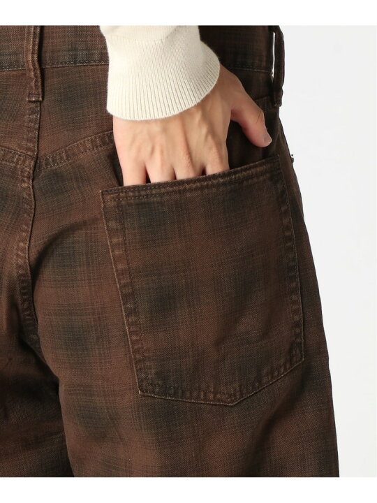 楽天市場】【SALE／69%OFF】(U)プレイド キャンバス バギーデニム GAP 