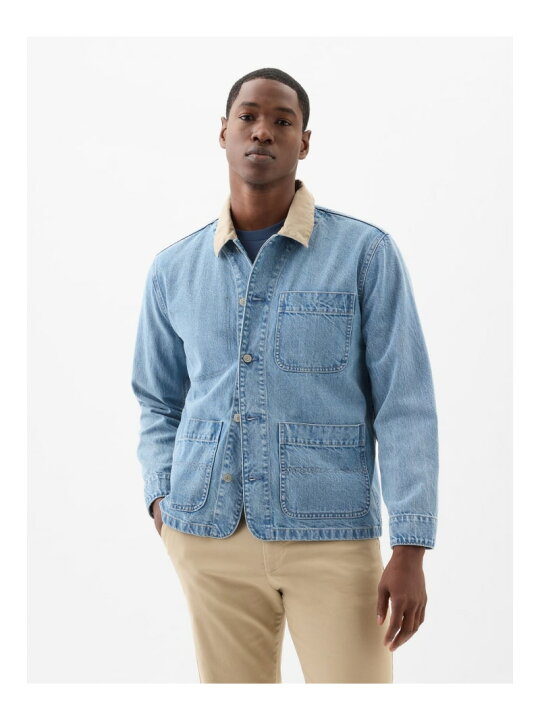 GAP」 デニムジャケット X-SMALL インディゴブルー メンズ Levi