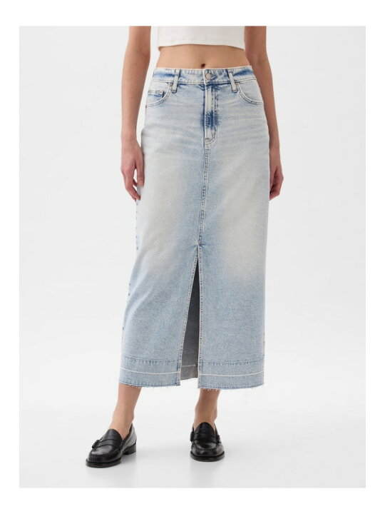 楽天市場】【SALE／92%OFF】(W)デニム ミディスカート GAP ギャップ 