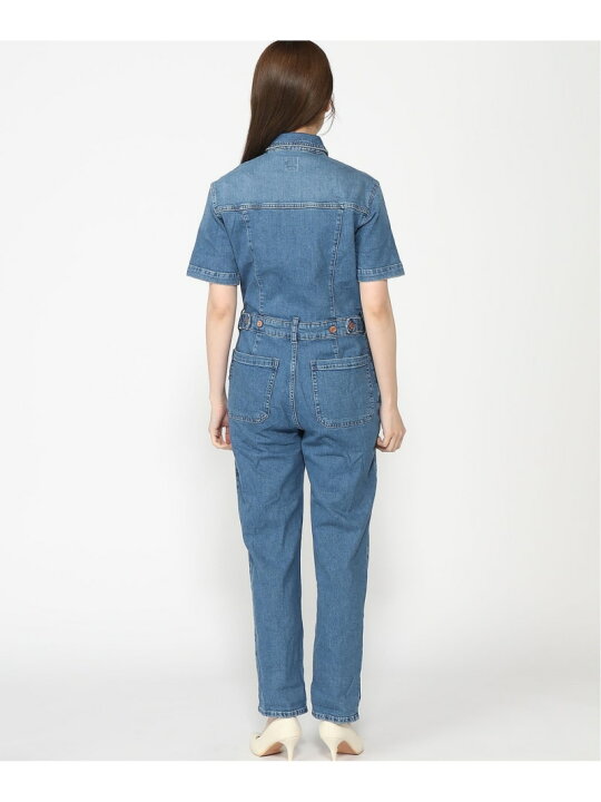 楽天市場】【SALE／91%OFF】(W)ウォッシュウェル デニムジャンプスーツ 