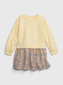 【SALE／59%OFF】(K)2in1 スウェットワンピース (幼児) GAP ギャップ ワンピース・ドレス ワンピース ブルー イエロー【RBA_E】[Rakuten Fashion]