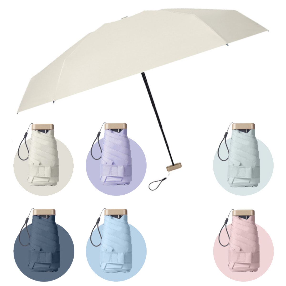 日傘 晴雨兼用 UVカット 完全遮光 紫外線 日傘 雨傘 ブラック 男女兼用