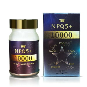TUUR NPQ5+ 60粒 プレミアム成分を一粒に凝縮 ― 5つの革新的成分配合