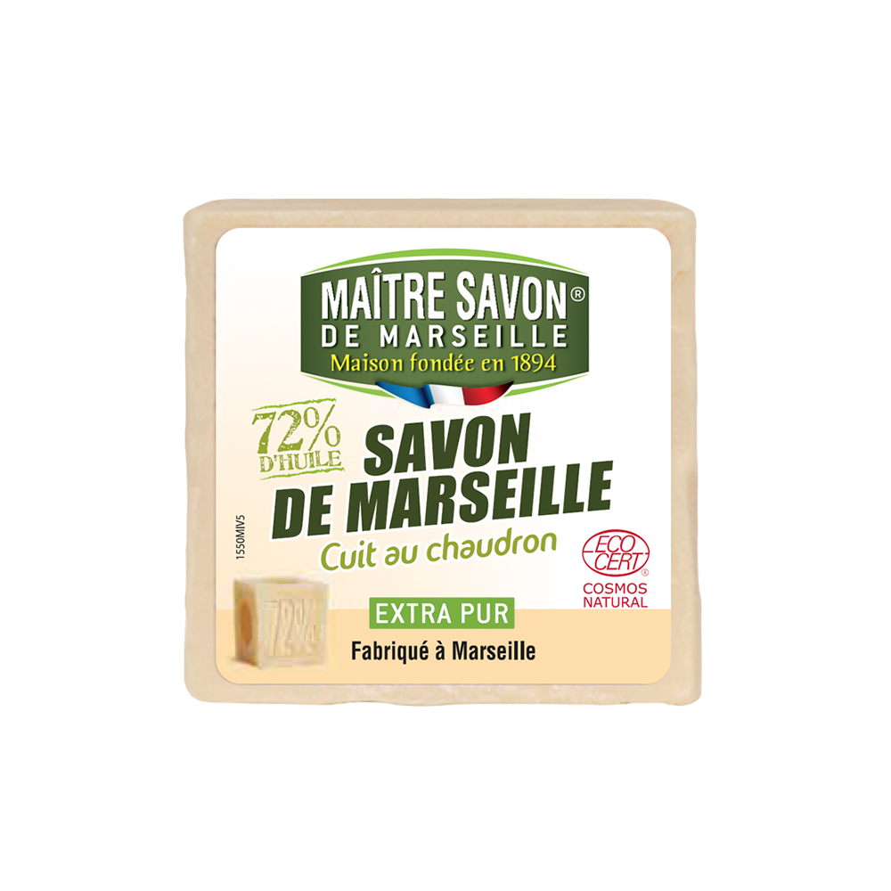 本物のマルセイユソープ MAITRE SAVON DE MARSEILLE(メートル・サボン・ド・マルセイユ)サボン・ド・マルセイユ パーム 300g 無添加 パームオイル(RSPO認証)使用 赤ちゃんにも