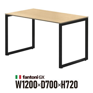 Garage fantoni GX�f�X�N GX-127HBK �I�[�N �u���b�N�r 436408 W1200×D700×H720mm �p�\�R���f�X�N ���[�N�f�X�N �C�^���A��