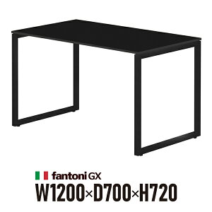 Garage fantoni GX�f�X�N GX-127HBK �� �u���b�N�r 436410 W1200×D700×H720mm �p�\�R���f�X�N ���[�N�f�X�N �C�^���A��