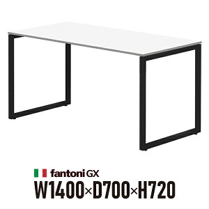 Garage fantoni GX�f�X�N GX-147HBK �� �u���b�N�r 436418 W1400×D700×H720mm �p�\�R���f�X�N ���[�N�f�X�N �C�^���A��