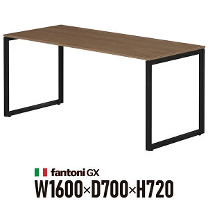 Garage fantoni GX�f�X�N GX-167HBK �Z�ؖ� �u���b�N�r 436421 W1600×D700×H720mm �p�\�R���f�X�N ���[�N�f�X�N �C�^���A��