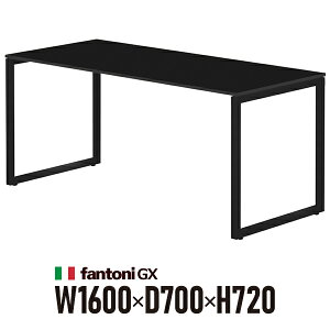 Garage fantoni GX�f�X�N GX-167HBK �� �u���b�N�r 436424 W1600×D700×H720mm �p�\�R���f�X�N ���[�N�f�X�N �C�^���A��