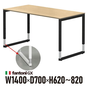 Garage fantoni GX�f�X�N GX-147HJBK �I�[�N �u���b�N�r 436436 W1400×D700×H620-820mm �������ߋr �p�\�R���f�X�N �C�^���A��