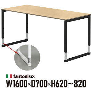 Garage fantoni GX�f�X�N GX-167HJBK �I�[�N �u���b�N�r 436443 W1600×D700×H620-820mm �������ߋr �p�\�R���f�X�N �C�^���A��