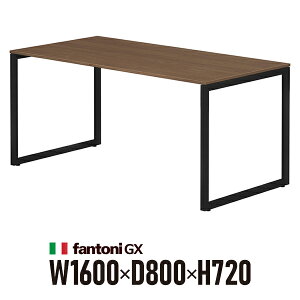 Garage fantoni GX�f�X�N GX-168HBK �Z�ؖ� �u���b�N�r 436464 W1600×D800×H720mm �p�\�R���f�X�N ���[�N�f�X�N �C�^���A��