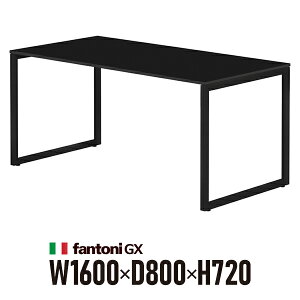 Garage fantoni GX�f�X�N GX-168HBK �� �u���b�N�r 436467 W1600×D800×H720mm �p�\�R���f�X�N ���[�N�f�X�N �C�^���A��