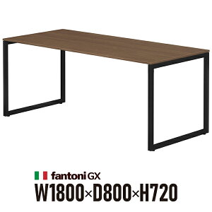 Garage fantoni GX�f�X�N GX-188HBK �Z�ؖ� �u���b�N�r 436474 W1800×D800×H720mm �p�\�R���f�X�N ���[�N�f�X�N �C�^���A��