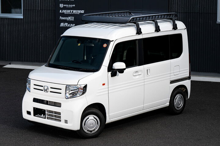 楽天市場】ショウワガレージ ルーフラック フット付 N-VAN用 Lサイズ 
