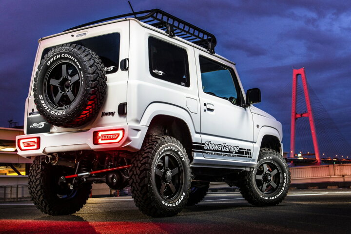 楽天市場】ショウワガレージ X-Line 16×5.5 インセット20 1本 ジムニー 