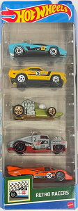 HotWHeeLs�@RETRO RACERS�@5pack�@�z�b�g�E�B�[��