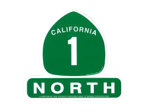 CALIFORNIA 1 NORTH SEAL STICKER @V[@XebJ[ JtHjA