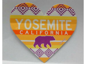 YOSEMITE CALIFORNIA �@Heart�@ Sticker�@�X�e�b�J�[