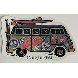 YOSEMITE STICKER YOSEMITE, CALIFORNIA VW BUS�@�X�e�b�J�[