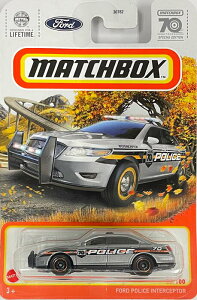 MATCHBOX METAL�@FORD POLICE INTERCEPTOR �~�j�J�[�@�}�b�`�{�b�N�X