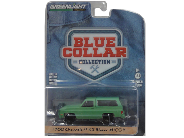 GREENLIGHT BLUE COLLAR COLLECTION 1988 Chevrolet K5 Blazer SERIES グリーンライト 6 M1009 1 ミニカー 64サイズ 売り切れ必至！ 13周年記念イベントが