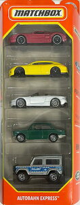 MATCHBOX AUTOBAHN EXPRESS 5pack �}�b�`�{�b�N�X�@�~�j�J�[ 5�p�b�N