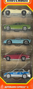 MATCHBOX AUTOBAHN EXPRESS 2 5pack �}�b�`�{�b�N�X�@�~�j�J�[ 5�p�b�N