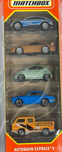 MATCHBOX AUTOBAHN EXPRESS 5�@ 5pack �}�b�`�{�b�N�X�@�~�j�J�[ 5�p�b�N