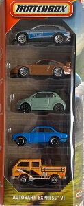 MATCHBOX AUTOBAHN EXPRESS6 5pack �}�b�`�{�b�N�X�@�~�j�J�[ 5�p�b�N