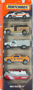 MATCHBOX �@MBX RESCUE 4�@ 5pack �}�b�`�{�b�N�X�@�~�j�J�[ 5�p�b�N