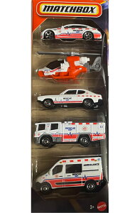MATCHBOX�@RESCUE 5PK �}�b�`�{�b�N�X�@�~�j�J�[ 5�p�b�N