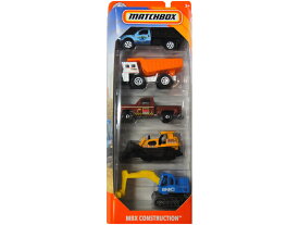 MATCHBOX MBX CONSTRUCTION　 5pack マッチボックス　ミニカー 5パック