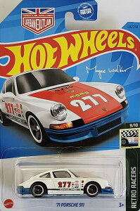 HotWHeeLs HW�@RETRO RACERS 71 PORSCHE 911 �z�b�g�E�B�[�� �~�j�J�[
