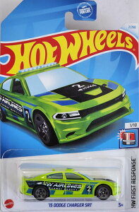 HotWHeeLs HW FIRST RESPONSE 15 DODGE CHARGER SRT �z�b�g�E�B�[�� �~�j�J�[