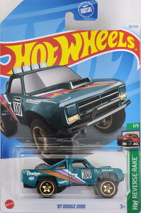 HotWHeeLs HW REVERSE RAKE 87 DODGE D100 �@�z�b�g�E�B�[�� �~�j�J�[