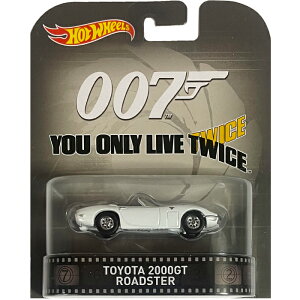 HotWHeeLs�@007 YOU ONLY LIVE TWICE TOYOTA 2000GT ROADSTER �z�b�g�E�B�[�� �~�j�J�[