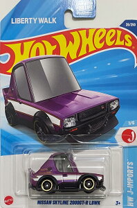 HOTWHEELS HW J-IMPORTS NISSAN SKYLINE 2000GT-R LBWK �z�b�g�E�B�[�� �~�j�J�[
