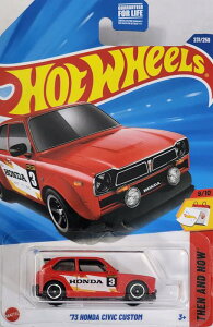 HOTWHEELS THEN AND NOW 73 HONDA CIVIC CUSTOM �@ �z�b�g�E�B�[�� �~�j�J�[