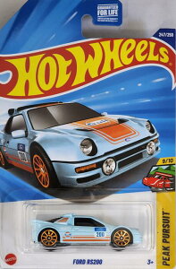 HOTWHEELS PEAK PURSUIT FORD RS200 �z�b�g�E�C�[���@�~�j�J�[