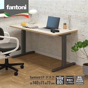 fantoni GT �f�X�N ��140cm ���s71cm�i�C�^���A�� �p�\�R���f�X�N ��� pc�f�X�N �� �I�t�B�X�f�X�N �Q�[�~���O�f�X�N �ݑ� �e�����[�N ���� ��� ������ SOHO �h��Ȃ� ������� �V���v�� �t�@���g