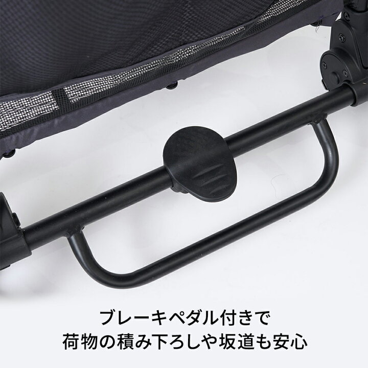楽天市場】☆EcoCa マルチカート EM01（台車 カート 静音 折りたたみ 