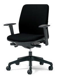 PLUS プラス カイルチェア Kaileチェア パソコンチェア PCチェア オフィスチェア デスクチェア 事務イス 事務椅子 学習チェア 勉強椅子 シンプル 椅子 イス チェア chair キャスター付き 疲れにくい ローバック アジャスト肘 在宅