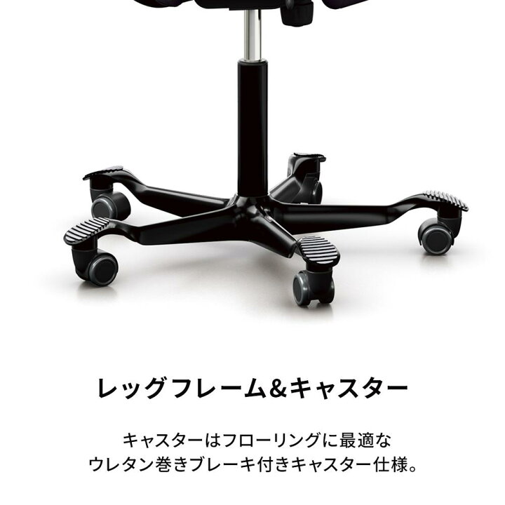 楽天市場】HAG CAPISCO チェア 本革張り レザー(腰痛 姿勢 正規輸入品