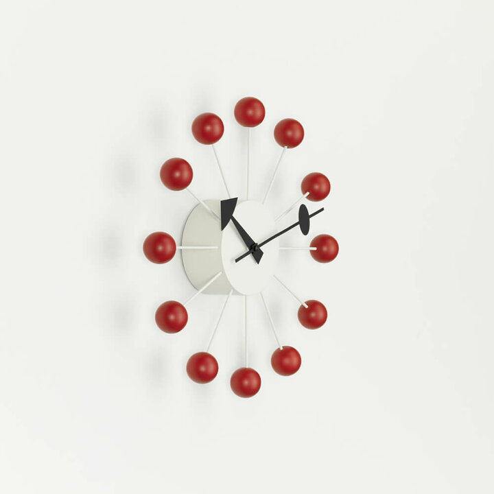 楽天市場】☆Vitra Ball Clock ボール クロック 掛け時計 マルチカラー